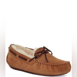 Dakota Water-Resistant Suede Slippers brown 7
